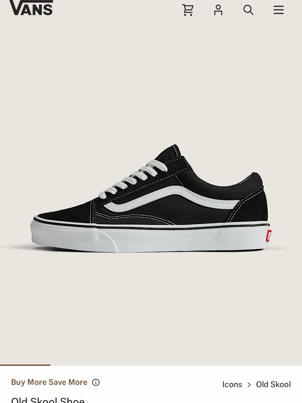 Vans Old Skool Sneakers Black/White
